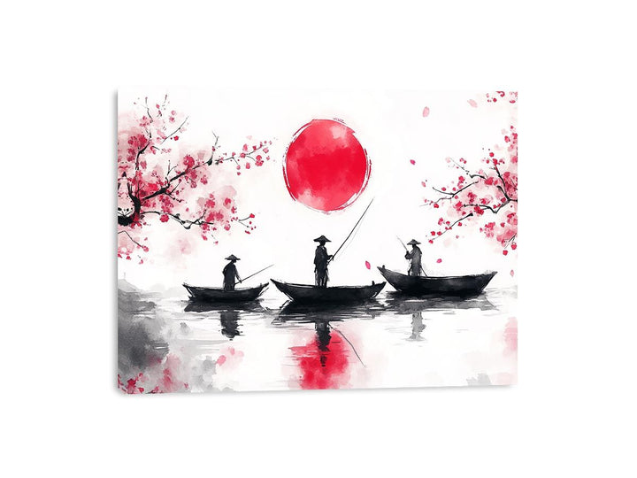Bloom Boat Canvas Print