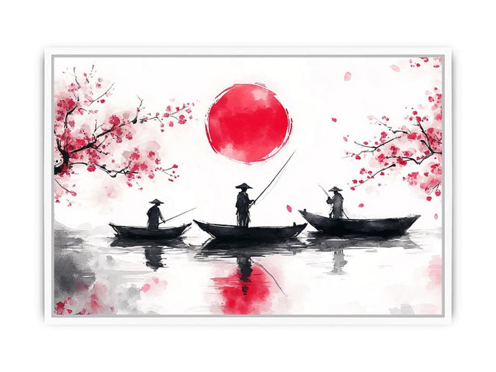 Bloom Boat Framed Print