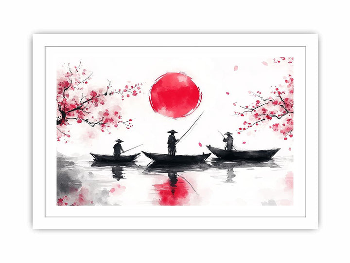 Bloom Boat Streched canvas