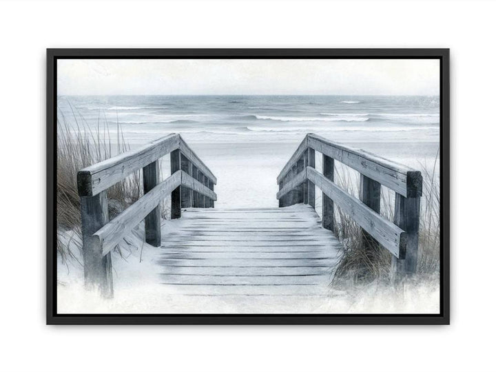 Barefoot On The  Beach  Painting