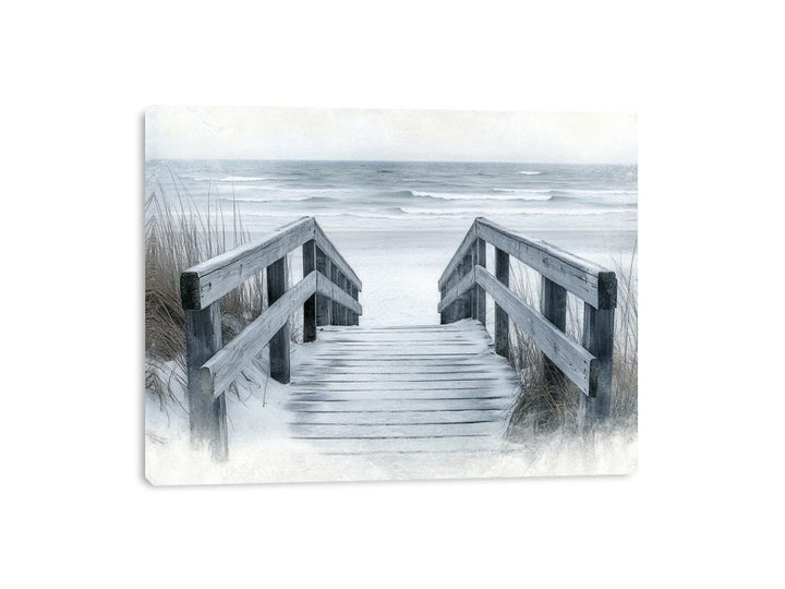 Barefoot On The  Beach Canvas Print