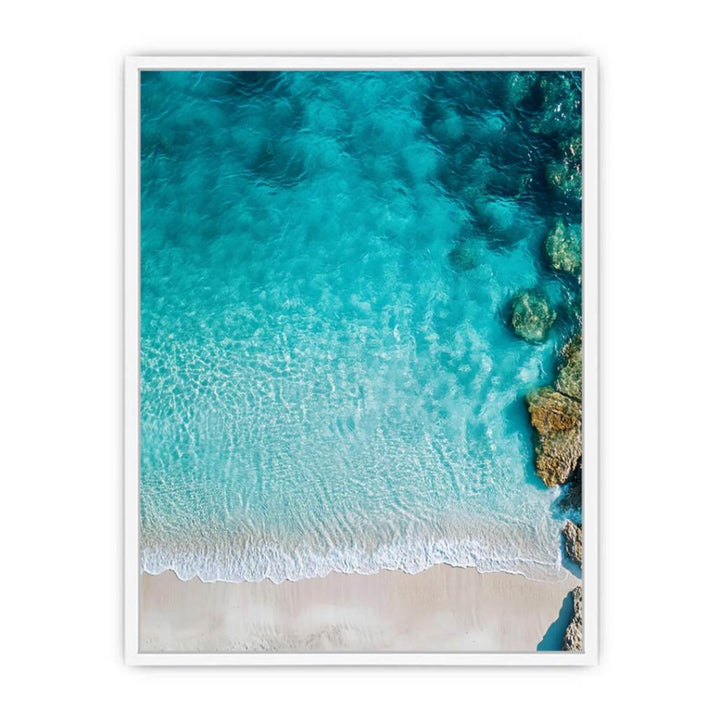 Beach Kissed By Light Framed Print