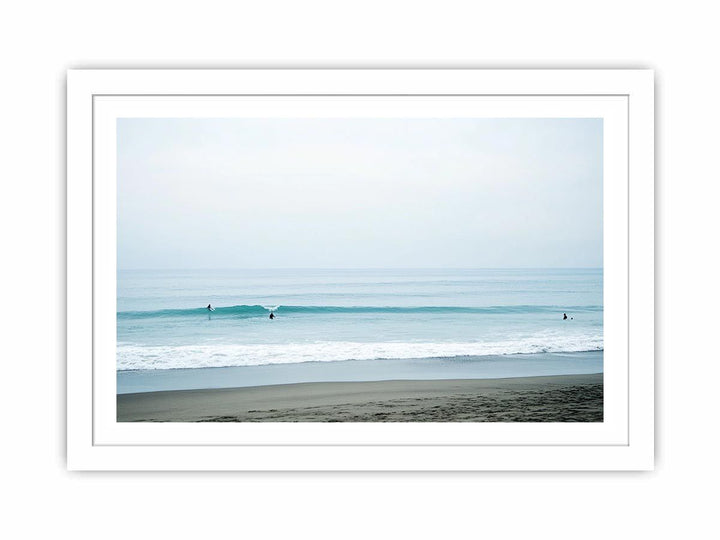 Soft Beach Silence Streched canvas