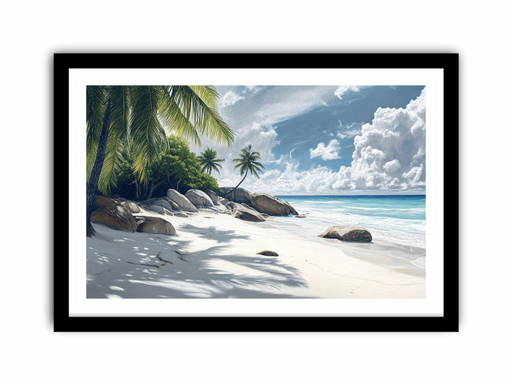 Breeze Over The Beach  Art Print