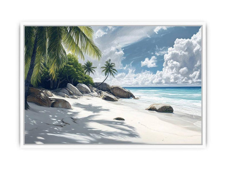 Breeze Over The Beach Framed Print