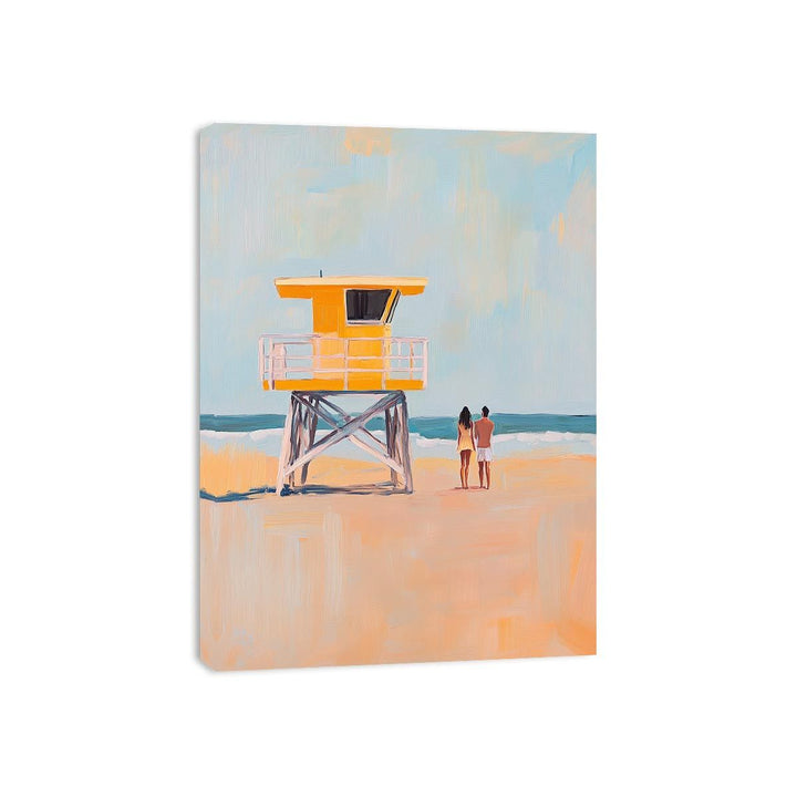 Beach Of You And Me Canvas Print
