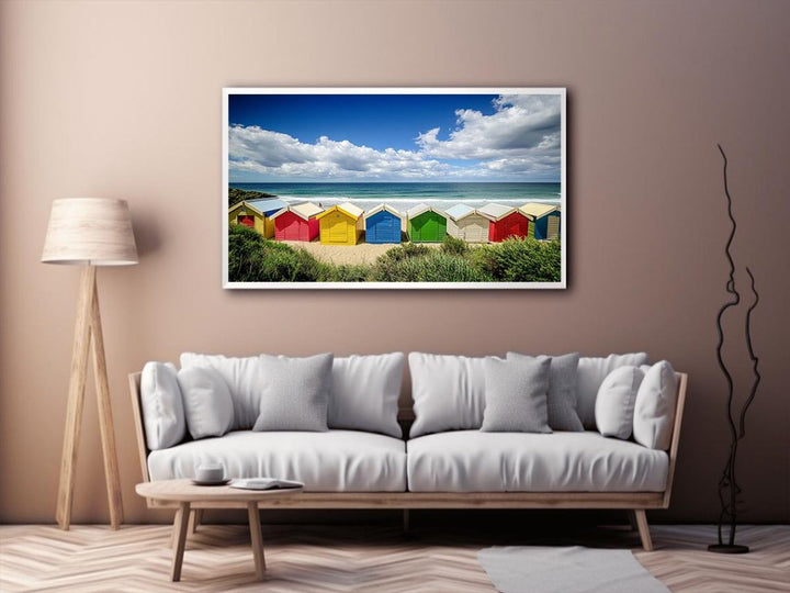Beach Of Huts 