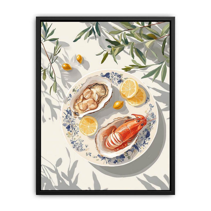 Oysters Lemon  Painting