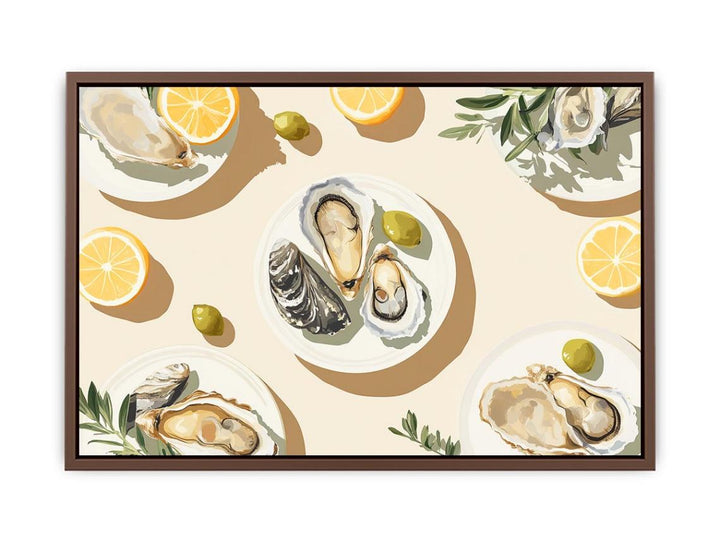 Oysters Fish  Poster
