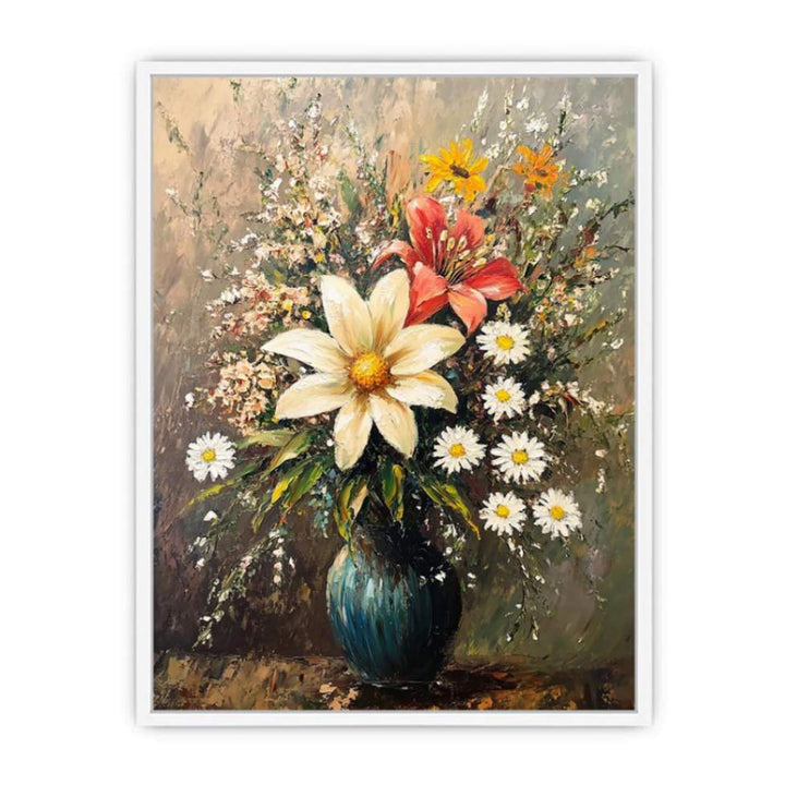 Painted Bloom Framed Print