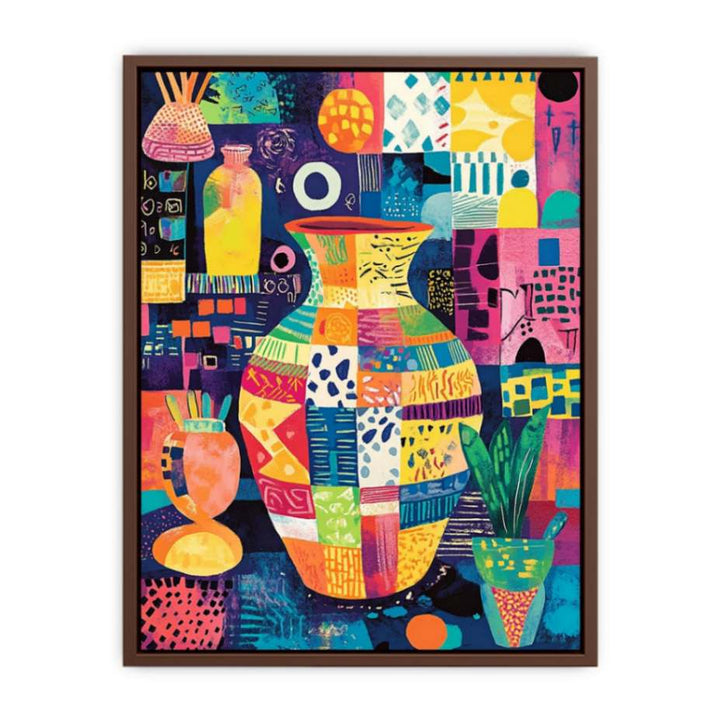 Colorful Vase  Poster
