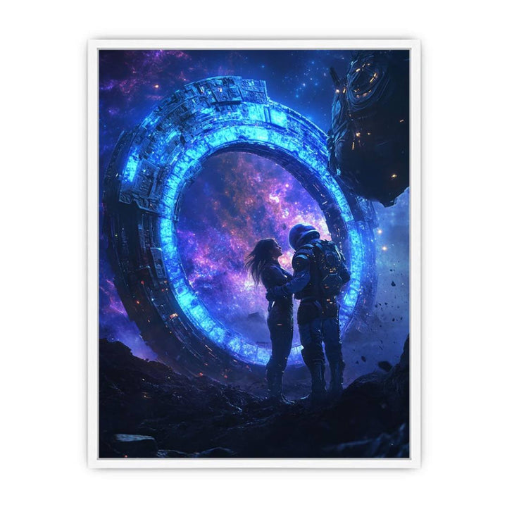 Cosmic Sentinel Framed Print