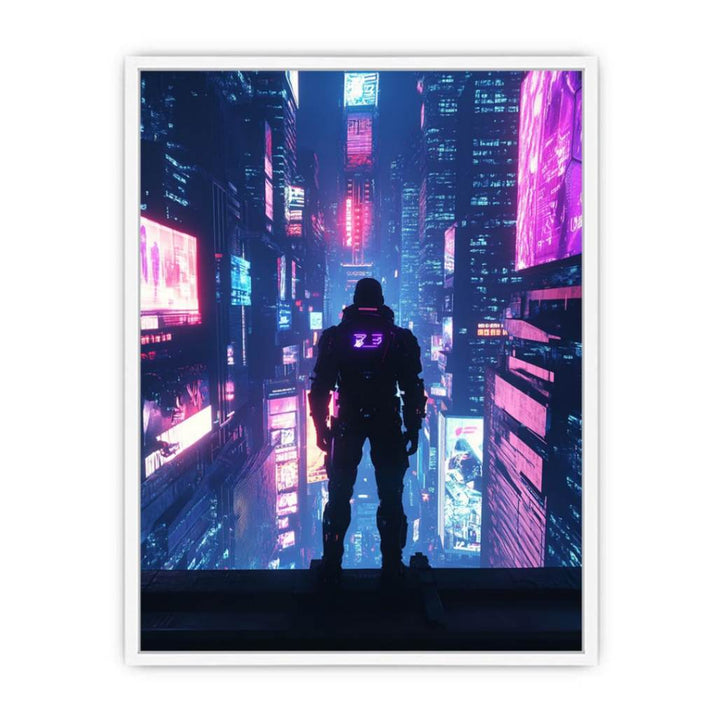 Lunar Warrior Framed Print