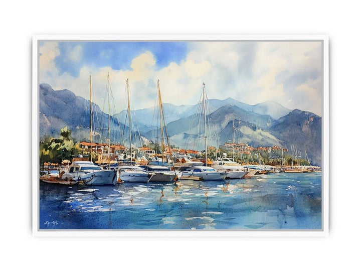 Windswept Watercolors Framed Print