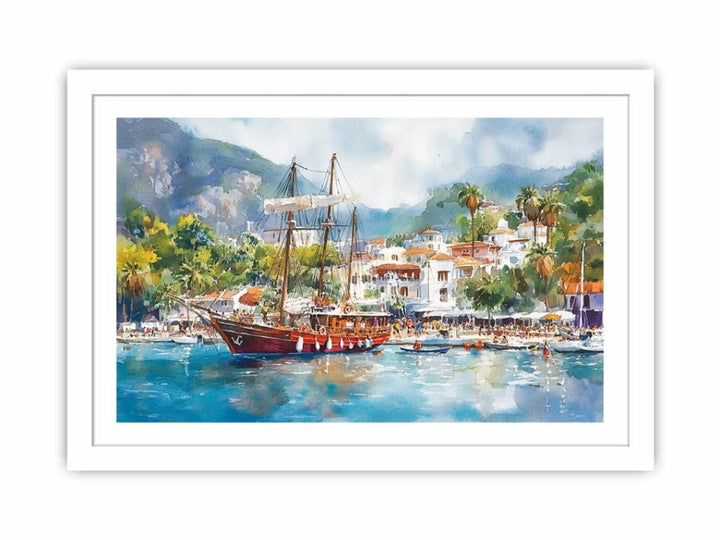 Harbor Light Dreams Streched canvas
