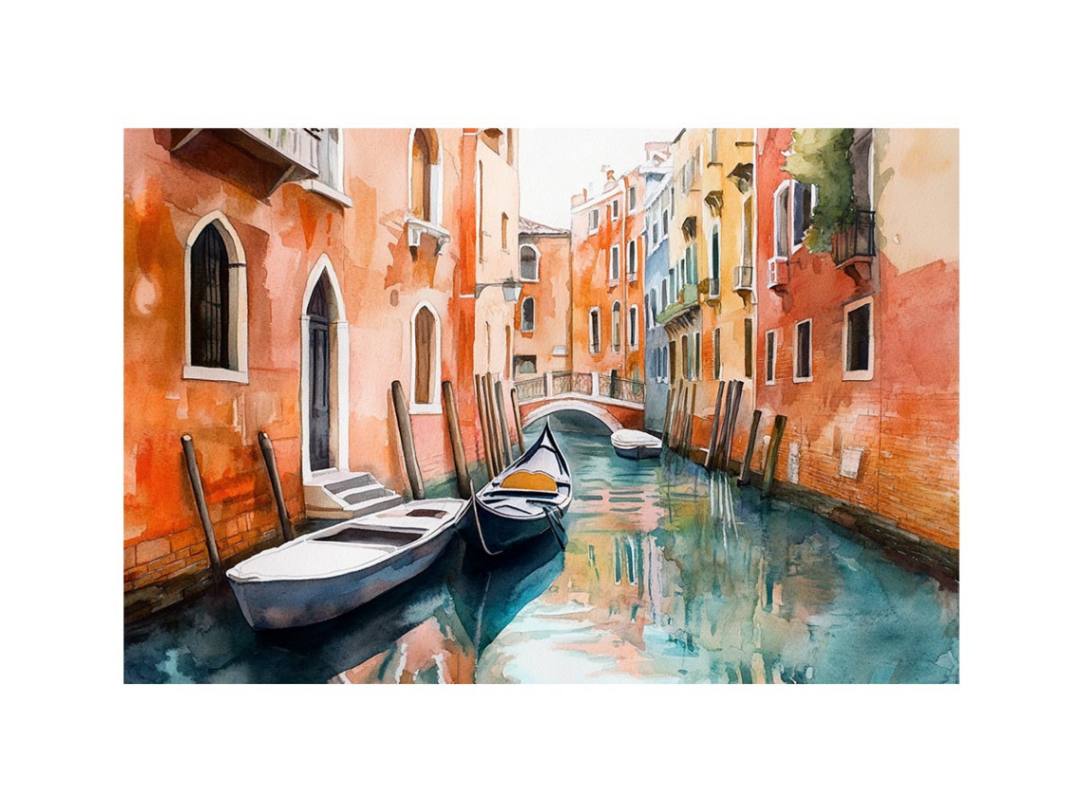 Venetian Passage a narrow Venice canal