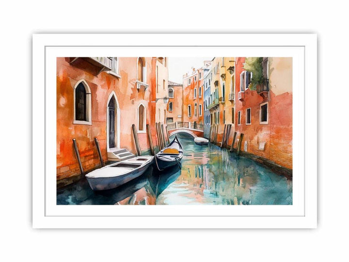 Venice In Hushed Hues Streched canvas