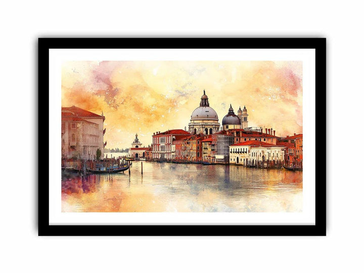 Venice In Water & Light  Art Print