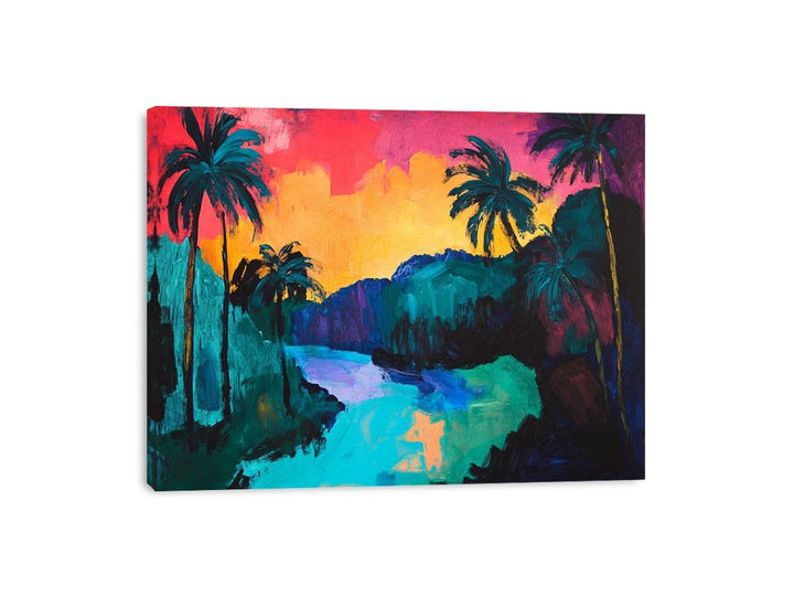 Beyond The Billabong Canvas Print