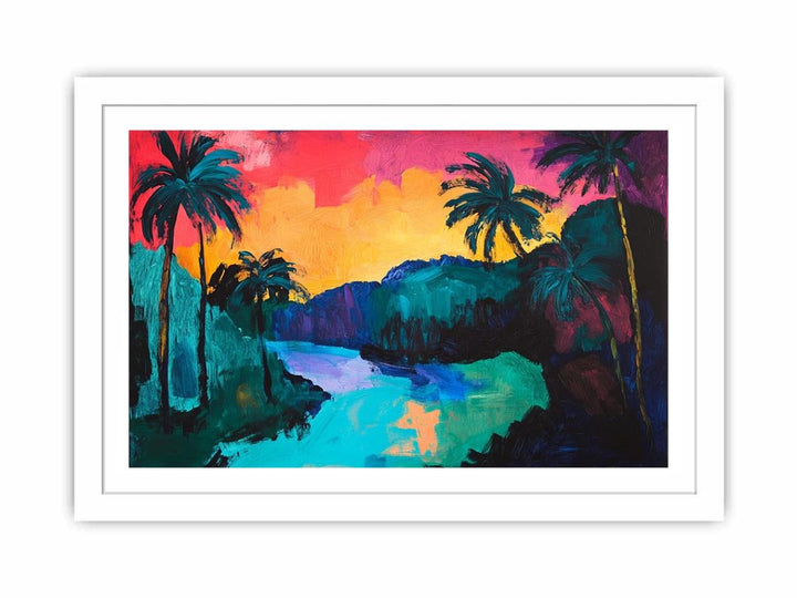 Beyond The Billabong Streched canvas