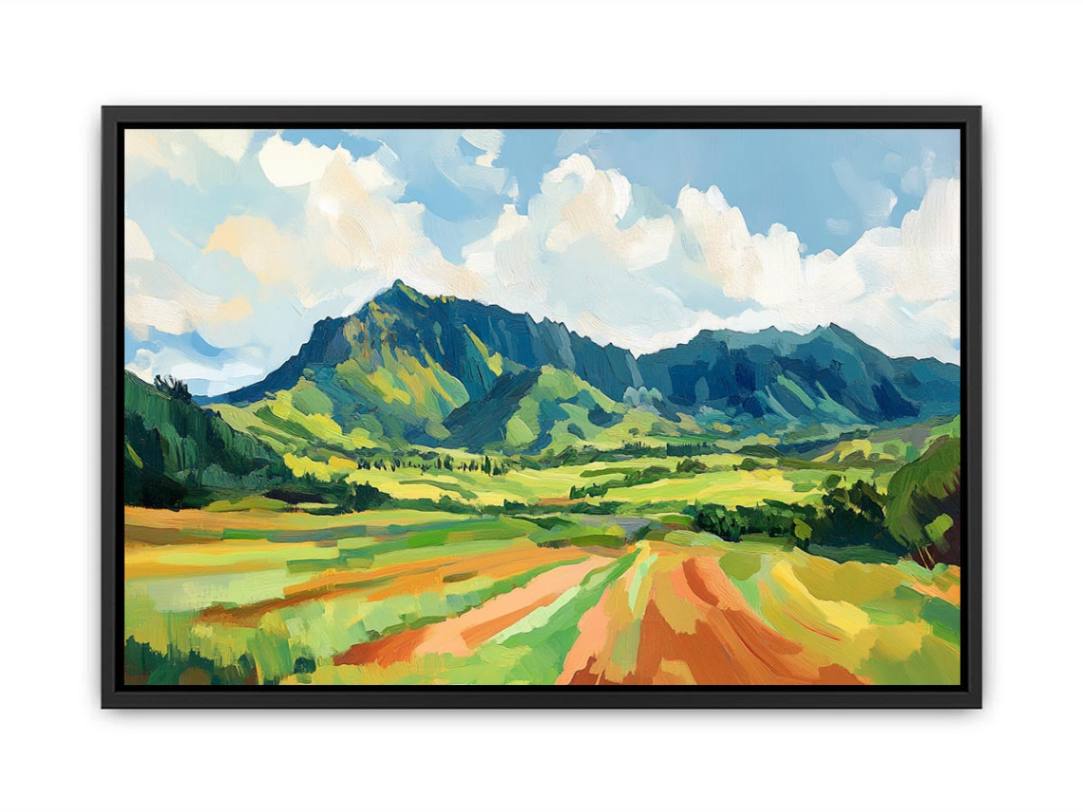 Emerald Valley a bright painterly valley