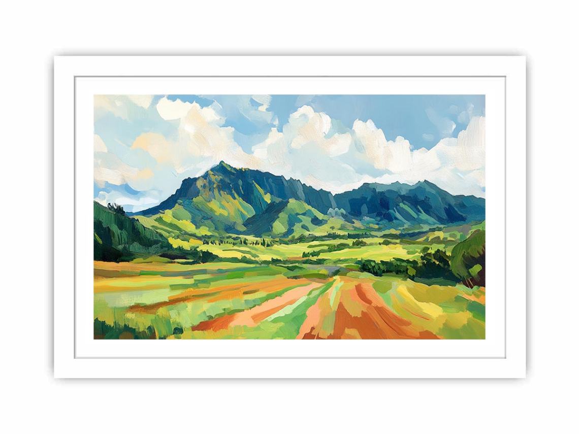 Emerald Valley a bright painterly valley