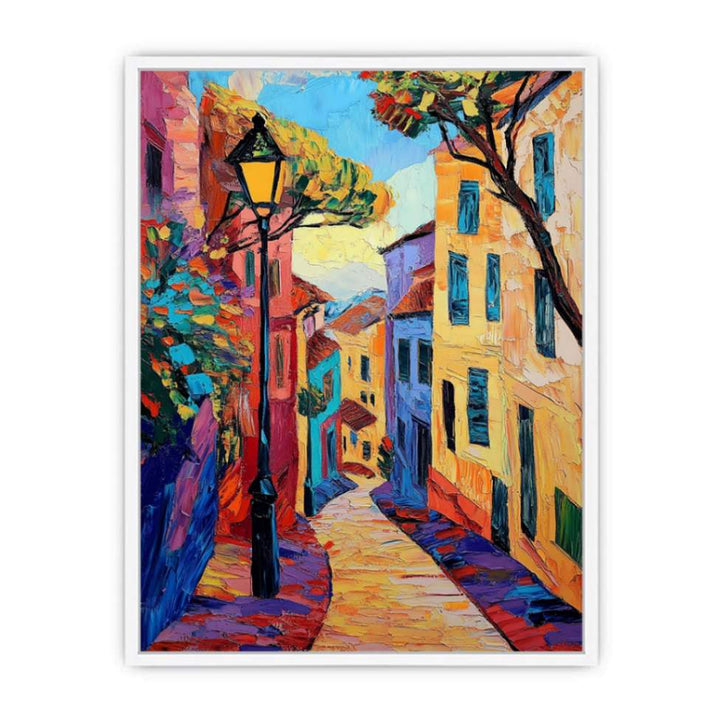 Art Deco Skies Framed Print