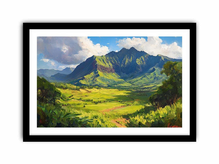 kauai Hawaii Mountain  Art Print