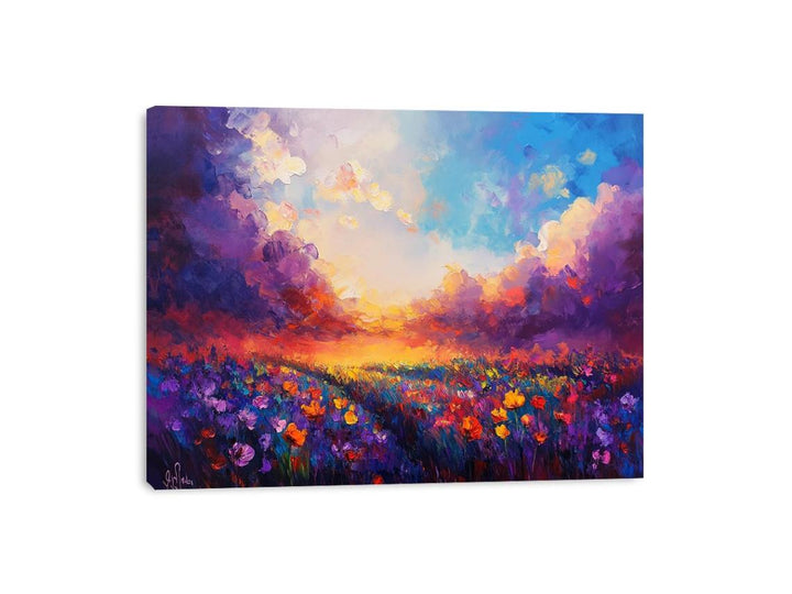Blooming Horizons Canvas Print