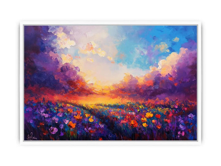 Blooming Horizons Framed Print