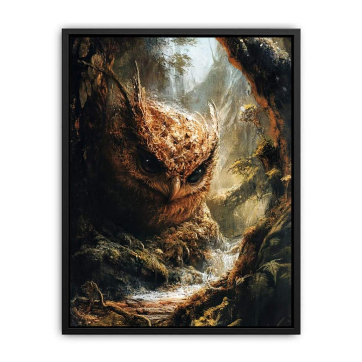 The Owl Tree  Painting