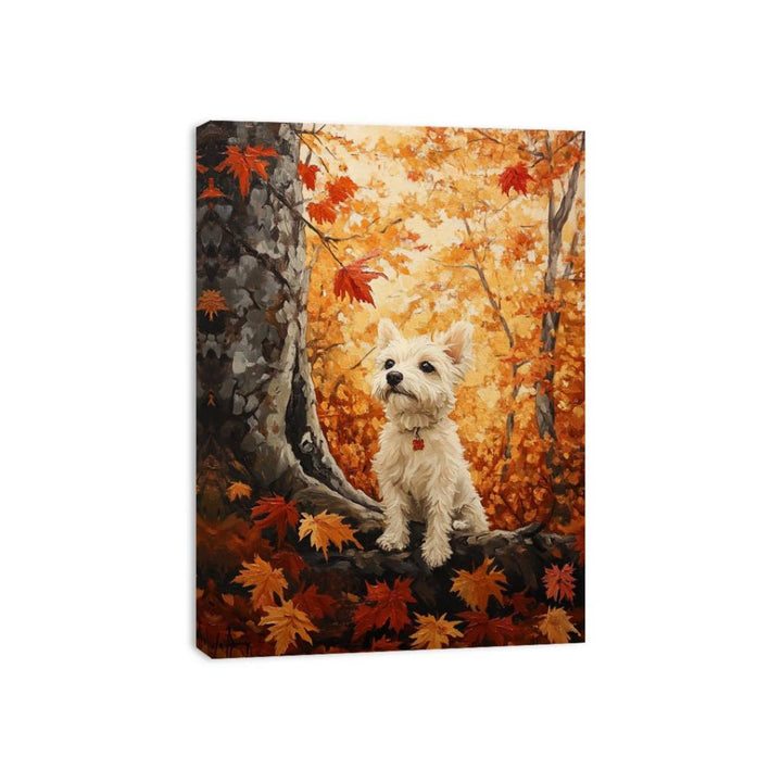 The Watcher In The Maple Canvas Print
