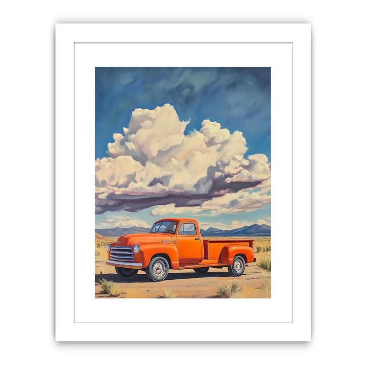 Pickup Truck Streched canvas