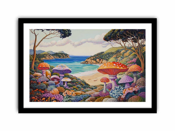 Mushroom Dunes  Art Print