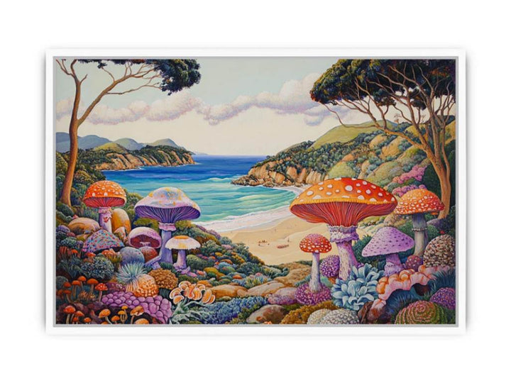 Mushroom Dunes Framed Print