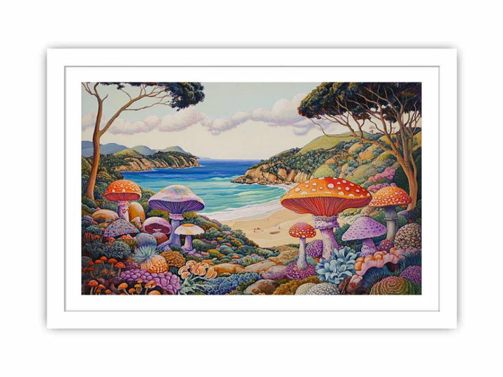 Mushroom Dunes Streched canvas