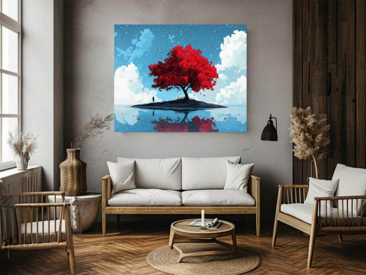 Maple Tree On Island 