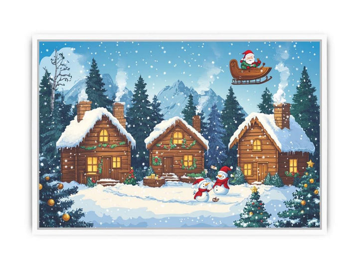 Magic In The Snowglow Framed Print