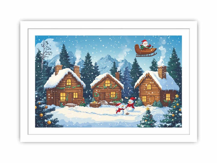 Magic In The Snowglow Streched canvas