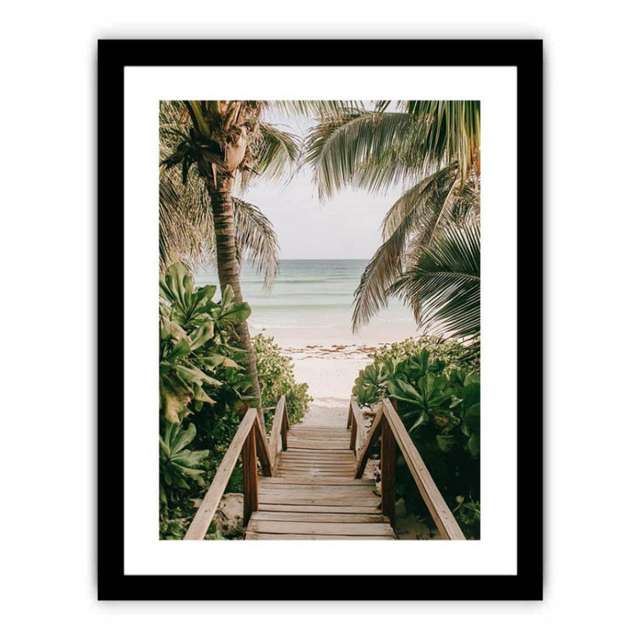 Stairs To Beach  Art Print