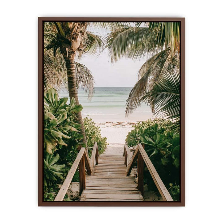 Stairs To Beach  Poster