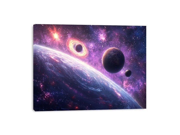 Planet Of Starlit Dreams Canvas Print