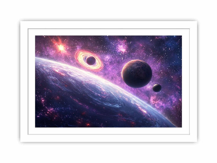 Planet Of Starlit Dreams Streched canvas