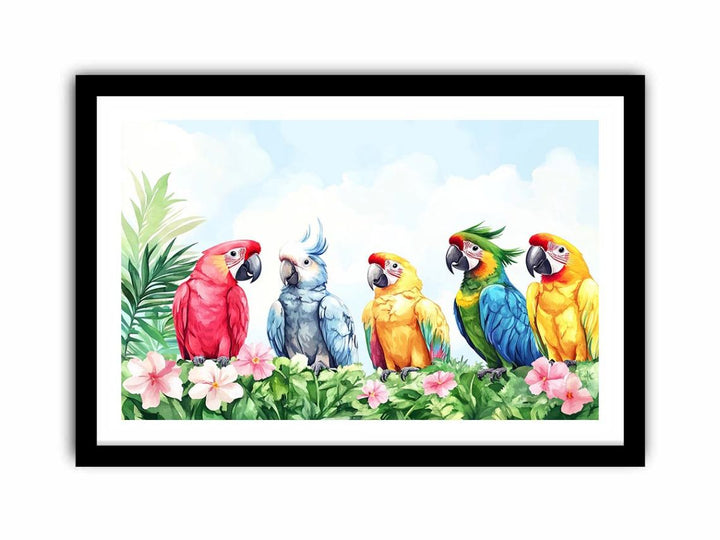 Parrotleaf Whispers  Art Print