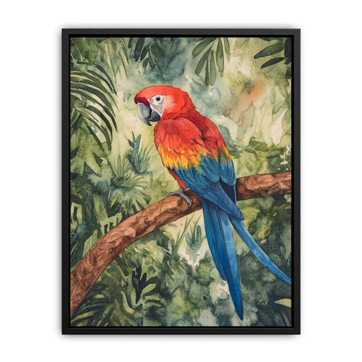 Crimson Sky Parrot  Painting