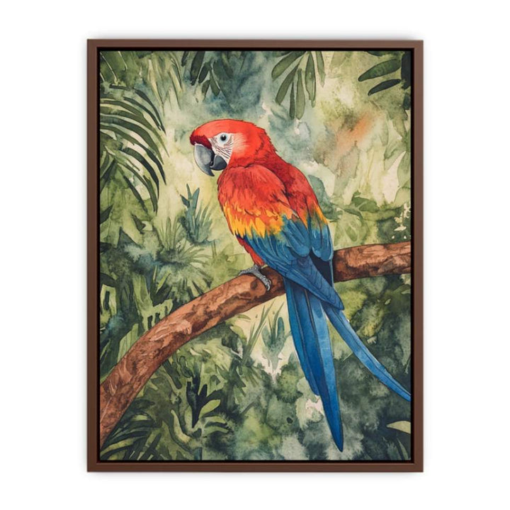 Crimson Sky Parrot  Poster