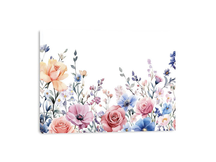 Soft Blush Blossom Canvas Print