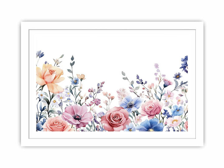 Soft Blush Blossom Streched canvas