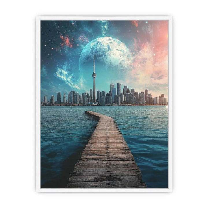 Urban Mirage Framed Print