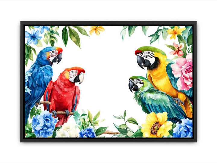 Parrot In The Canopy  Painting